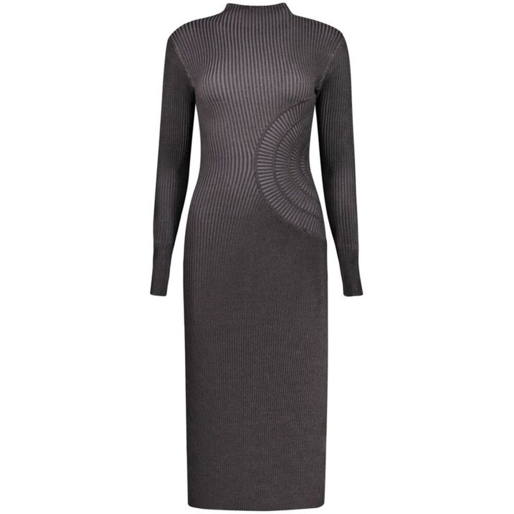 Desigual Black Viscose Women's Women's Dress